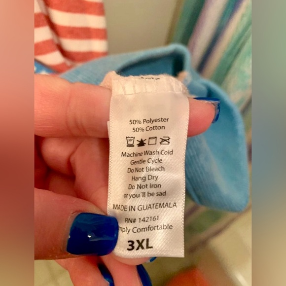 LuLaRoe 3xl American Dreams Jane Top - Picture 3 of 4